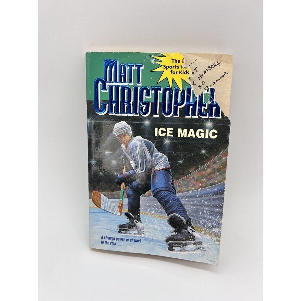 Matt Christopher Ice Magic Vintage Kids Paperback Hockey Book